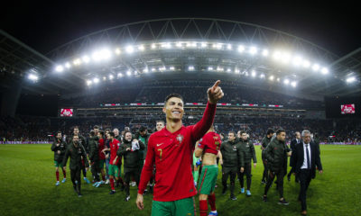 Através das redes sociais, craque português comemorou vitória sobre a Macedônia do Norte por 2 a 0. Resultado garantiu vaga portuguesa