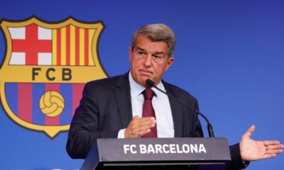 Presidente dos Culés, Joan Laporta, revelou que clube está acordado com um meio-campista e um zagueiro para a temporada 2022/23