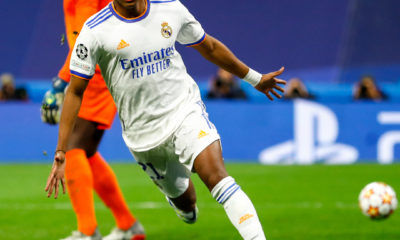 Dos três gols marcados na atual temporada, atacante brasileiro, do Real Madrid, todos aconteceram em partidas pela competição europeia
