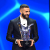 Centroavante recebeu o prêmio entregue na última quinta-feira (25), durante a cerimônia de sorteio dos grupos da próxima Champions League