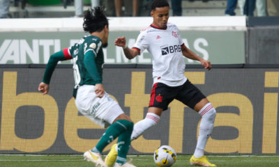 No empate em 1 a 1 com o Palmeiras, no Allianz Parque, formação inicial do Rubro-Negro Carioca contou com quatro titulares