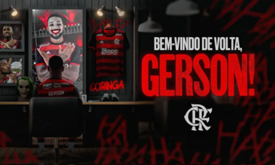 Em nova passagem no Flamengo, o volante Gerson assina contrato por cinco anos com o clube