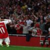 Atacante Gabriel Martinelli fez o único gol da vitória do Arsenal sobre os Citizens