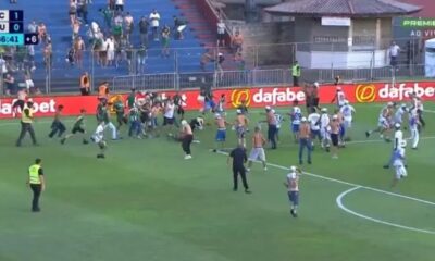 Coritiba e Cruzeiro sofreram punição preventiva devido à briga de torcedores