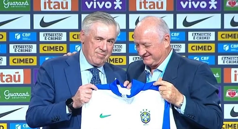 Futebol: Veja a primeira lista de Carlo Ancelotti na Seleção Brasileira