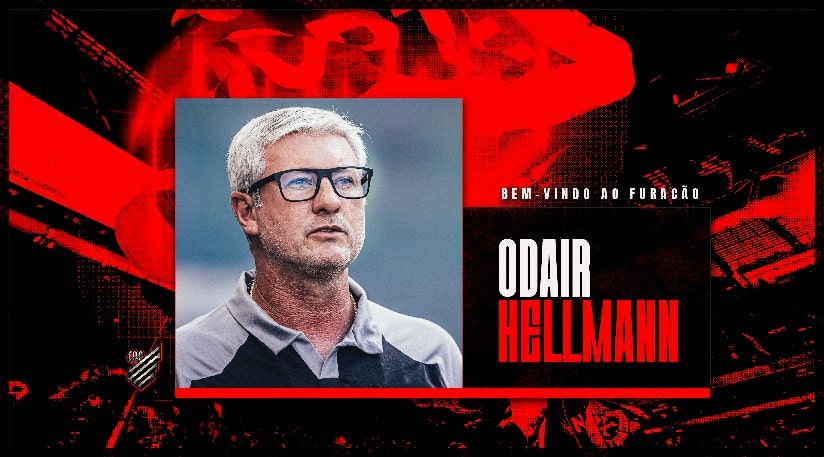 Athletico Paranaense anuncia Odair Hellmann como novo técnico