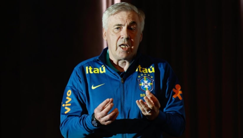 Futebol: Carlo Ancelotti esconde escalação e explica como definirá capitão